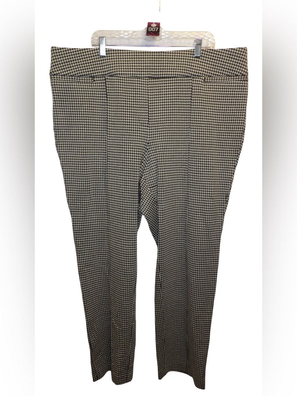 Lane Bryant Black and White Houndstooth Trousers